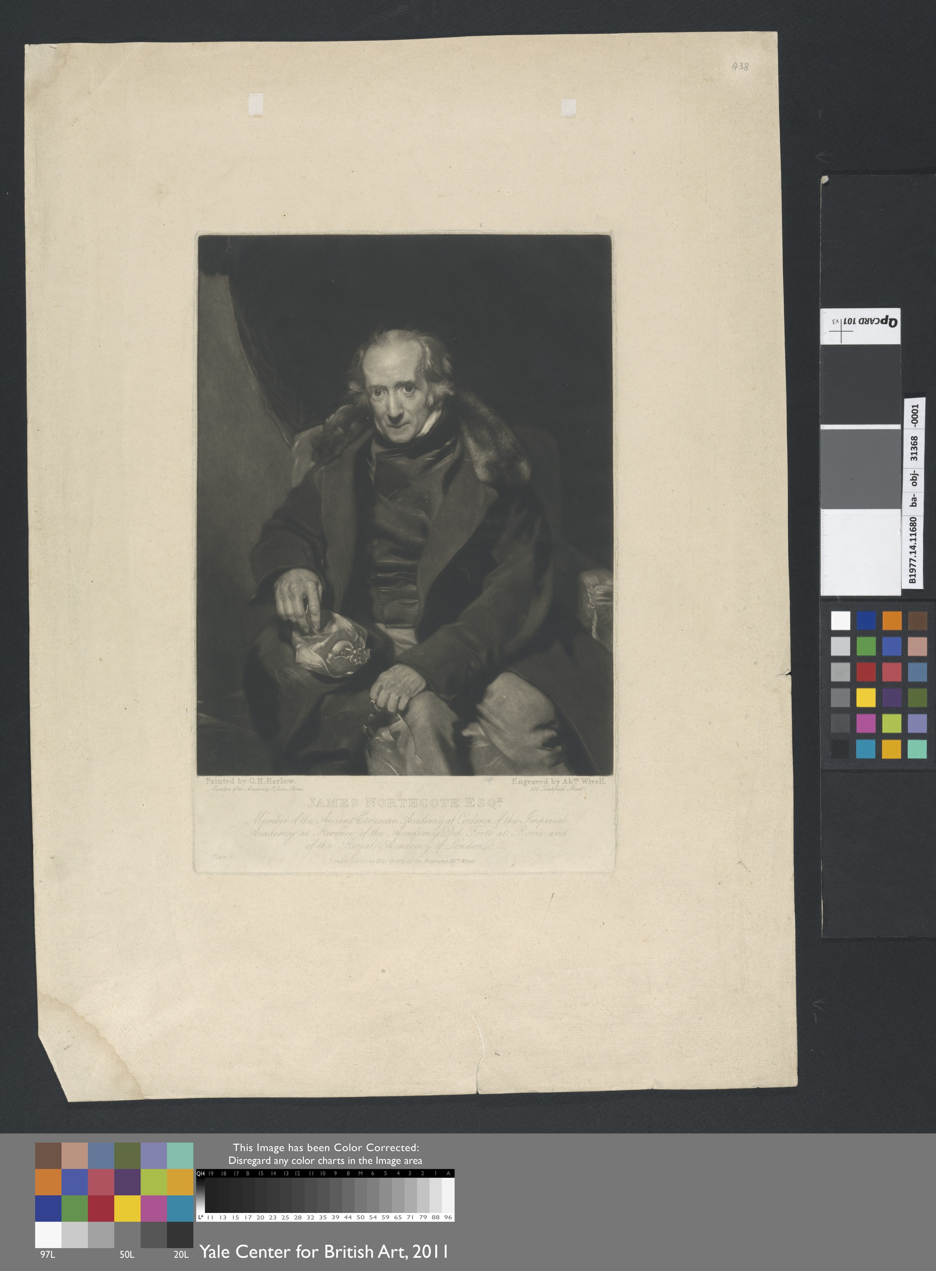 James Northcote by Abraham Wivell