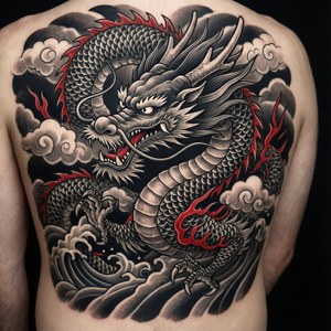 Japanese Dragon Tattoo