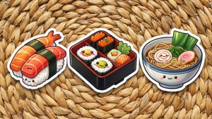 Japanese Food Stickers