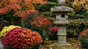 Japanese Garden Chrysanthemums