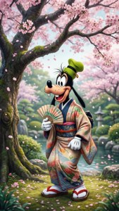 Japanese Garden Goofy