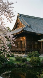 Japanese Temple Spring