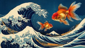 Japanese Wave Goldfish