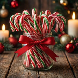 Jar of Candy Canes