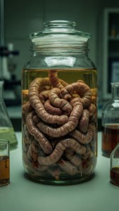 Jar Specimen Intestines