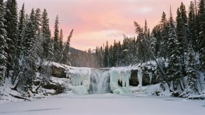Jasper Winter Sunset