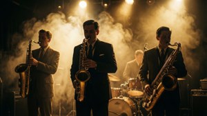 Jazz Band Silhouette