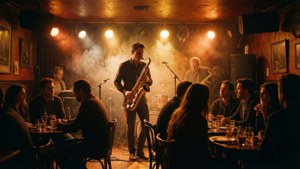Jazz Club Saxophonist