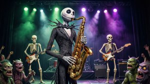 Jazz in Halloween Town