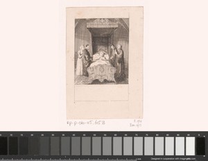 Jeanne d'Albret op haar doodsbed