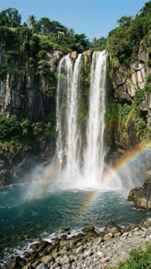 Jeongbang Ocean Falls