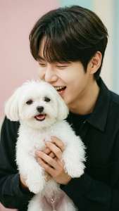 Jeonghan and Puppy