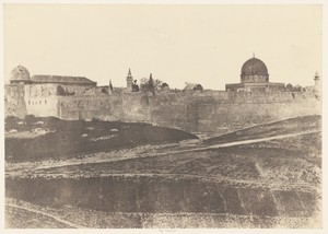 Jérusalem. Enceinte du Temple. Vue générale de la face Sud 2