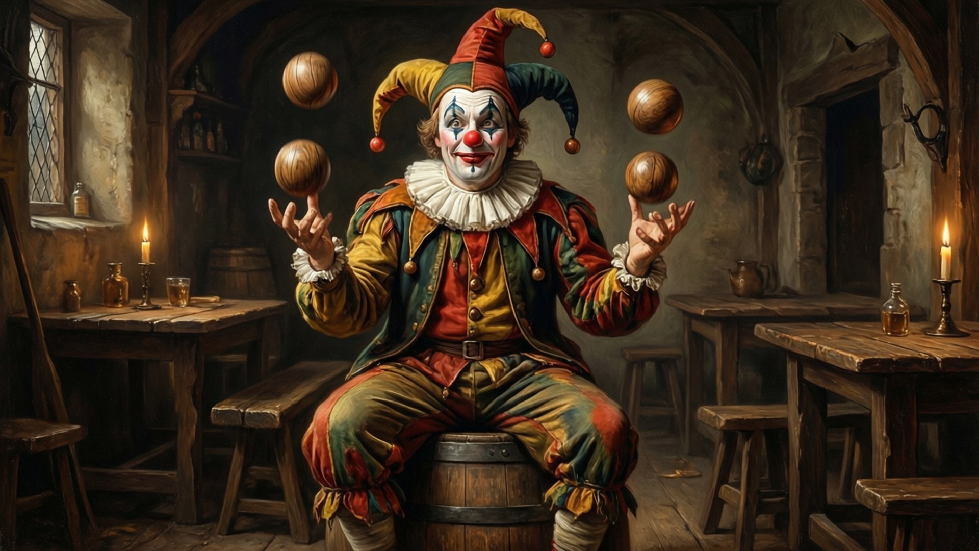 Jester Alone by Wallpapers.art Studio