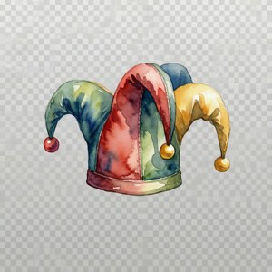 Jester Hat Watercolor