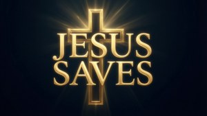 Jesus Saves Typography