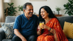 Jethalal and Dayaben Laughing
