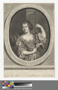 Jeune dame tenant une aumônière