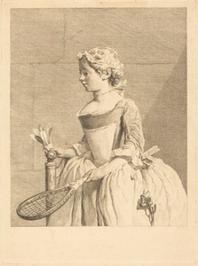 Jeune fille au volant (Jeune fille a la raguette)