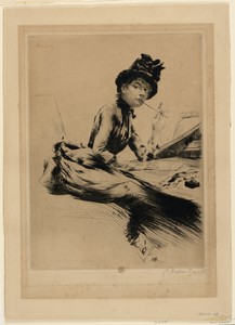 Jeune Fille Écrivant