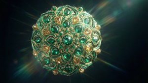 Jeweled 3D Mandala