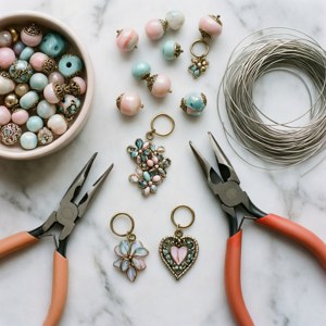 Jewelry Making Flat Lay