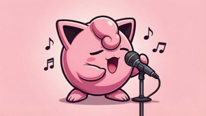 Jigglypuff Singing Vector