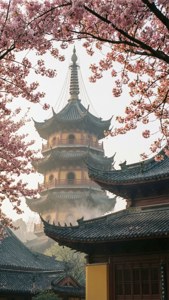 Jiming Temple Cherry Blossoms