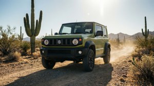 Jimny in Barren Desert