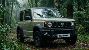 Jimny in Rainy Forest