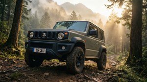 Jimny Through Misty Peaks