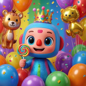 JJ Birthday Crown Lollipop