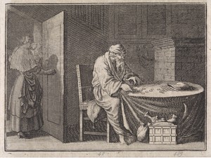 Joannes Coaxa telt zijn geleende geld