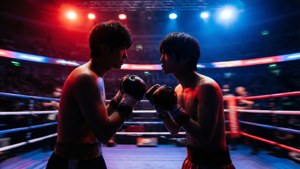 Joe vs Yuri Silhouette