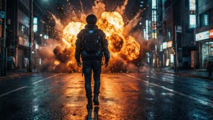 Joe Walks Away from Explosion