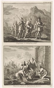 Johannes Chrysostomus in ballingschap gestuurd en de begraving van de beenderen van de H. Johannes Chrysostomus