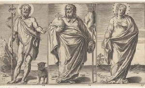 Johannes de Doper, Christus en Maria