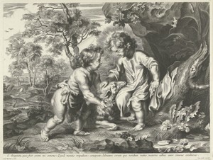 Johannes de Doper en Christus als kinderen