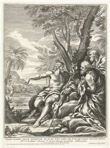 Johannes de Doper wijst zijn discipelen Christus aan