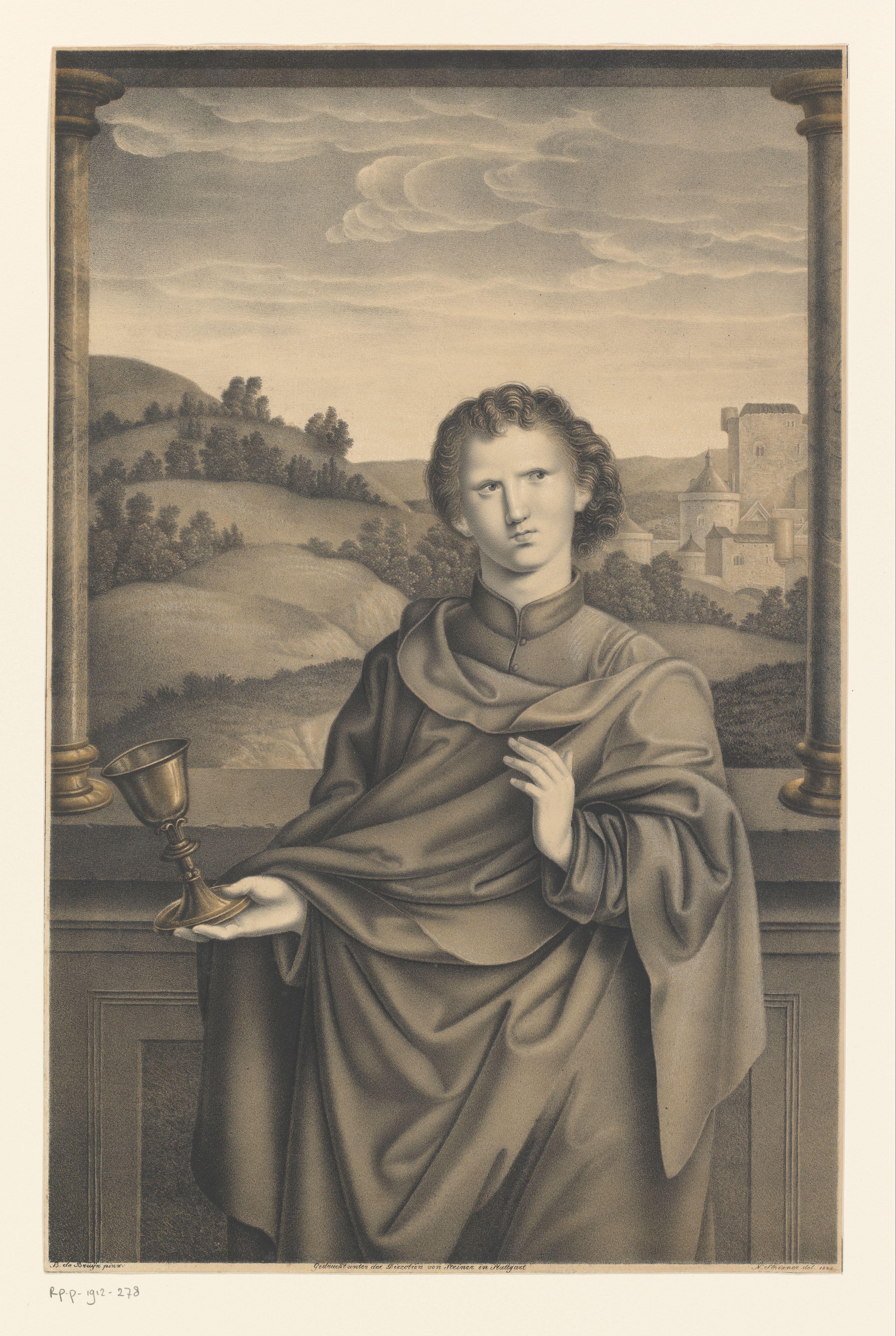 Johannes de evangelist by Johann Nepomuk Strixner