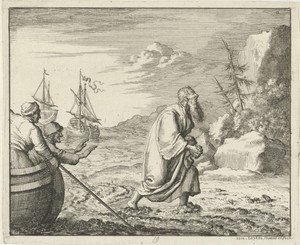 Johannes de Evangelist naar Patmos verbannen
