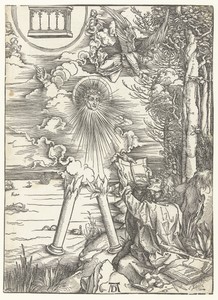 Johannes de Evangelist verslindt het boek