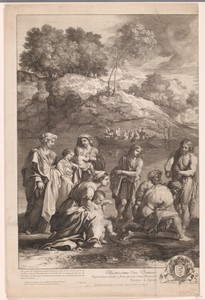 Johannes doopt de Farizeeërs (linkerdeel)
