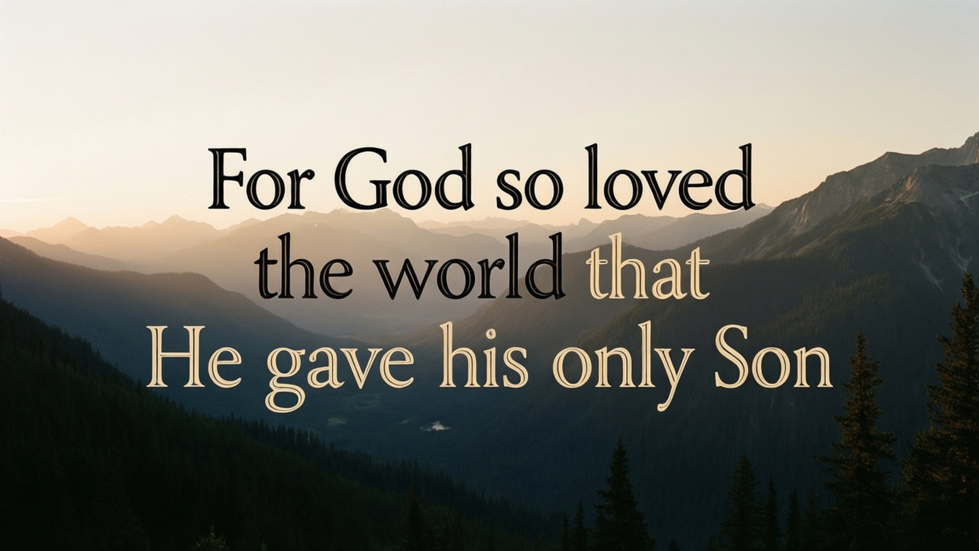 John 3:16 Sunrise by Wallpapers.art Studio
