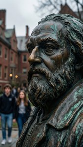 John Harvard Statue Detail