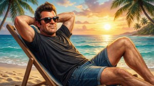 Johnny Bravo Beach Day