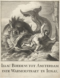 Jonas uitgespuwd door de walvis