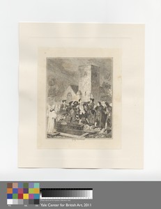 Jonathan Wild Seizing Jack Sheppard at his Mother's Grave in Willesden Church Yard