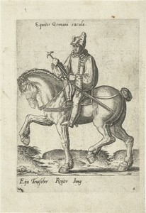 Jonge Duitse ruiter