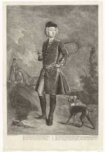 Jonge man in een rijkostuum
